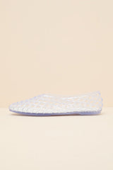 Jam Crystal Sheer Jelly Flats